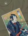 Samurai DJ Turntable Music Ukiyo-e Unisex Long Sleeve Tee No.2