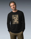 Samurai DJ 3 Turntable Music Ukiyo-e Unisex Long Sleeve Tee - Samurai Original