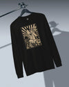 Samurai DJ 3 Turntable Music Ukiyo-e Unisex Long Sleeve Tee - Samurai Original