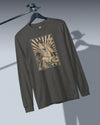 Samurai DJ 3 Turntable Music Ukiyo-e Unisex Long Sleeve Tee - Samurai Original