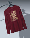 Samurai DJ 3 Turntable Music Ukiyo-e Unisex Long Sleeve Tee - Samurai Original