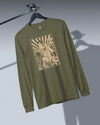 Samurai DJ 3 Turntable Music Ukiyo-e Unisex Long Sleeve Tee - Samurai Original