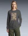 Samurai DJ 3 Turntable Music Ukiyo-e Unisex Long Sleeve Tee - Samurai Original