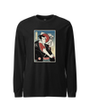 Samurai DJ Music Ukiyo-e Unisex Long Sleeve Tee No.4