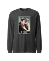 Samurai DJ Music Ukiyo-e Unisex Long Sleeve Tee No.4