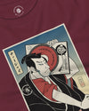 Samurai DJ Music Ukiyo-e Unisex Long Sleeve Tee No.4