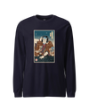 Samurai DJ Turntable Music Ukiyo-e Unisex Long Sleeve Tee No.6