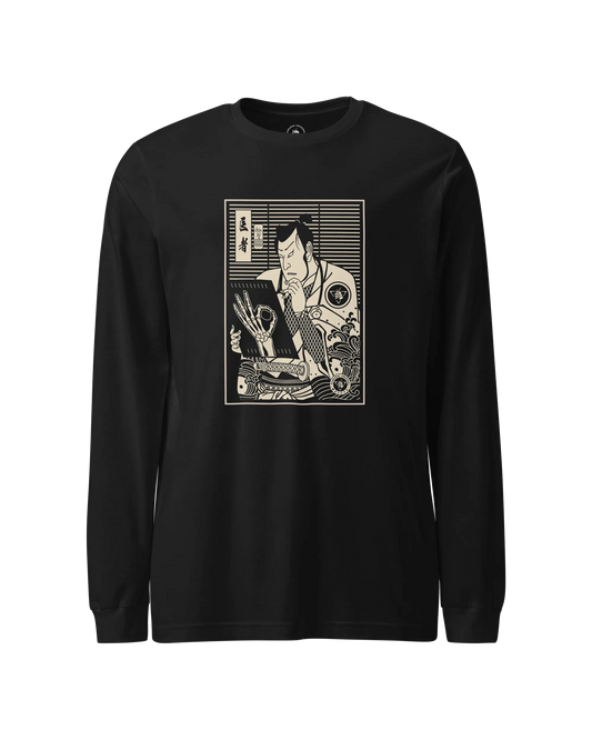Samurai Doctor Medical Ukiyo-e Unisex Long Sleeve Tee