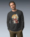 Samurai Dog Akita Best Friend Ukiyo-e Unisex Long Sleeve Tee