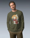 Samurai Dog Akita Best Friend Ukiyo-e Unisex Long Sleeve Tee