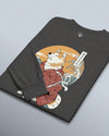 Samurai Dog Akita Best Friend Ukiyo-e Unisex Long Sleeve Tee