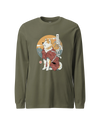 Samurai Dog Akita Best Friend Ukiyo-e Unisex Long Sleeve Tee