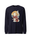 Samurai Dog Akita Best Friend Ukiyo-e Unisex Long Sleeve Tee