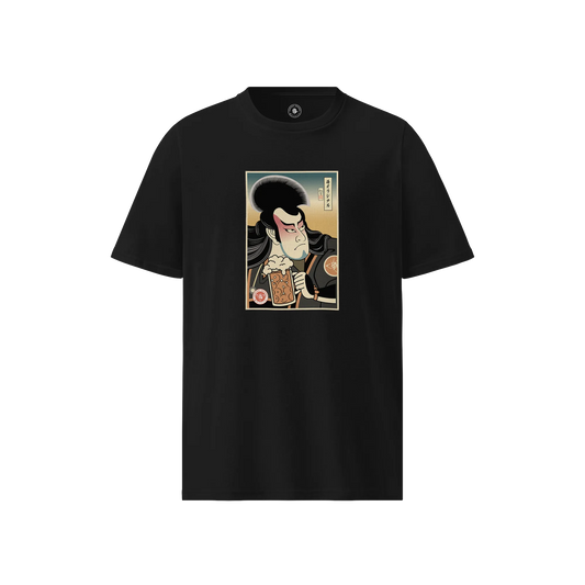 Samurai Drink Beer Ukiyo-e Unisex organic t-shirt