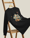 Samurai Drinks Beer Funny Ukiyo-e Unisex Long Sleeve Tee No.4 - Samurai Original
