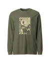Samurai Drummer Percussion Music Ukiyo-e Unisex Long Sleeve Tee No.2
