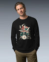 Samurai Drummer 3 Percussion Unisex Long Sleeve Tee - Samurai Original