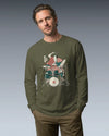 Samurai Drummer 3 Percussion Unisex Long Sleeve Tee - Samurai Original