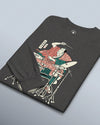 Samurai Drummer 3 Percussion Unisex Long Sleeve Tee - Samurai Original
