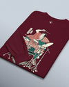 Samurai Drummer 3 Percussion Unisex Long Sleeve Tee - Samurai Original