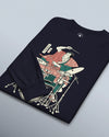 Samurai Drummer 3 Percussion Unisex Long Sleeve Tee - Samurai Original