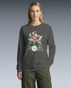 Samurai Drummer 3 Percussion Unisex Long Sleeve Tee - Samurai Original