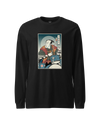 Samurai Drummer Percussion Music Ukiyo-e Unisex Long Sleeve Tee No.4