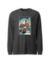 Samurai Drummer Percussion Music Ukiyo-e Unisex Long Sleeve Tee No.4