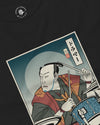 Samurai Drummer Percussion Music Ukiyo-e Unisex Long Sleeve Tee No.4