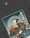Samurai Drummer Percussion Music Ukiyo-e Unisex Long Sleeve Tee No.4
