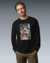 Samurai Drummer Percussion Music Ukiyo-e Unisex Long Sleeve Tee - Samurai Original