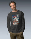 Samurai Drummer Percussion Music Ukiyo-e Unisex Long Sleeve Tee - Samurai Original