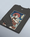 Samurai Drummer Percussion Music Ukiyo-e Unisex Long Sleeve Tee - Samurai Original