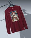 Samurai Drummer Percussion Music Ukiyo-e Unisex Long Sleeve Tee - Samurai Original