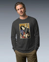 Samurai Electric Guitar Guitarist Music Ukiyo-e Unisex Long Sleeve Tee - Samurai Original