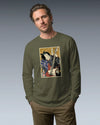 Samurai Electric Guitar Guitarist Music Ukiyo-e Unisex Long Sleeve Tee - Samurai Original