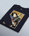 Samurai Electric Guitar Guitarist Music Ukiyo-e Unisex Long Sleeve Tee - Samurai Original