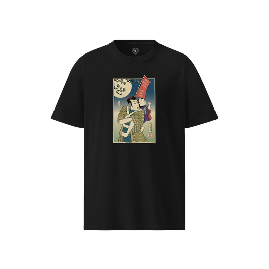 Samurai Father's Day Gift Japanese Ukiyo-e Unisex organic t-shirt