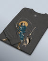 Samurai Fishing 4 Ukiyo-e Unisex Long Sleeve Tee - Samurai Original