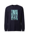 Samurai Fishing Ukiyo-e  Unisex Long Sleeve Tee No.5