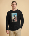 Samurai Flute Player Music Ukiyo-e Unisex Long Sleeve Tee