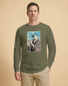Samurai Flute Player Music Ukiyo-e Unisex Long Sleeve Tee