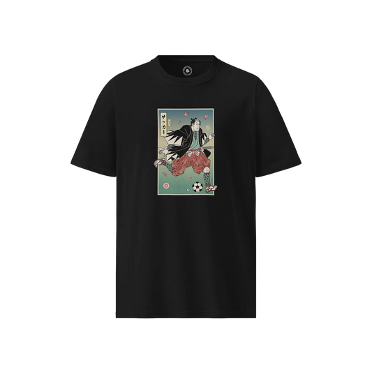 Samurai Football Player Ukiyo-e Unisex organic t-shirt