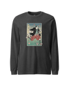 Samurai Football Player Ukiyo-e Unisex Long Sleeve Tee
