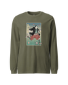 Samurai Football Player Ukiyo-e Unisex Long Sleeve Tee