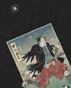 Samurai Football Player Ukiyo-e Unisex Long Sleeve Tee