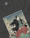 Samurai Football Player Ukiyo-e Unisex Long Sleeve Tee