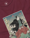 Samurai Football Player Ukiyo-e Unisex Long Sleeve Tee