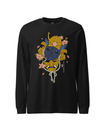Samurai French Bulldog Unisex Long Sleeve Tee