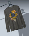 Samurai French Bulldog Unisex Long Sleeve Tee